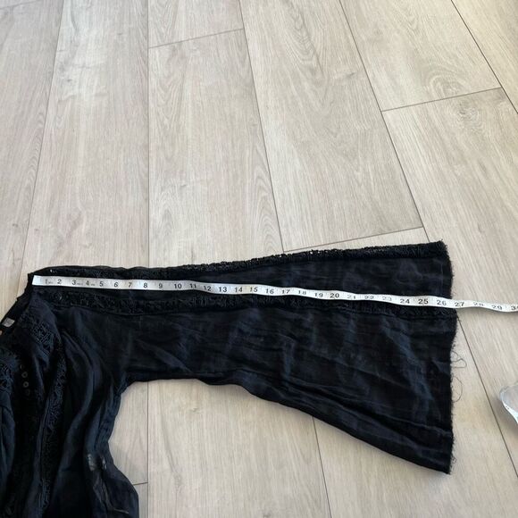 Free people womens black top size s - Picture 5 of 9